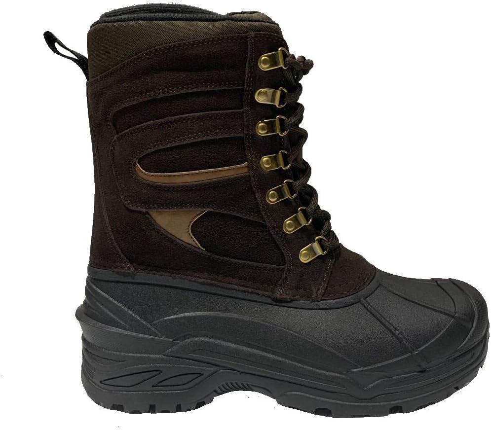 

Мужские зимние охотничьи ботинки LABO 10" водонепроницаемые утепленные, 3 стиля Labo Pro, коричневый