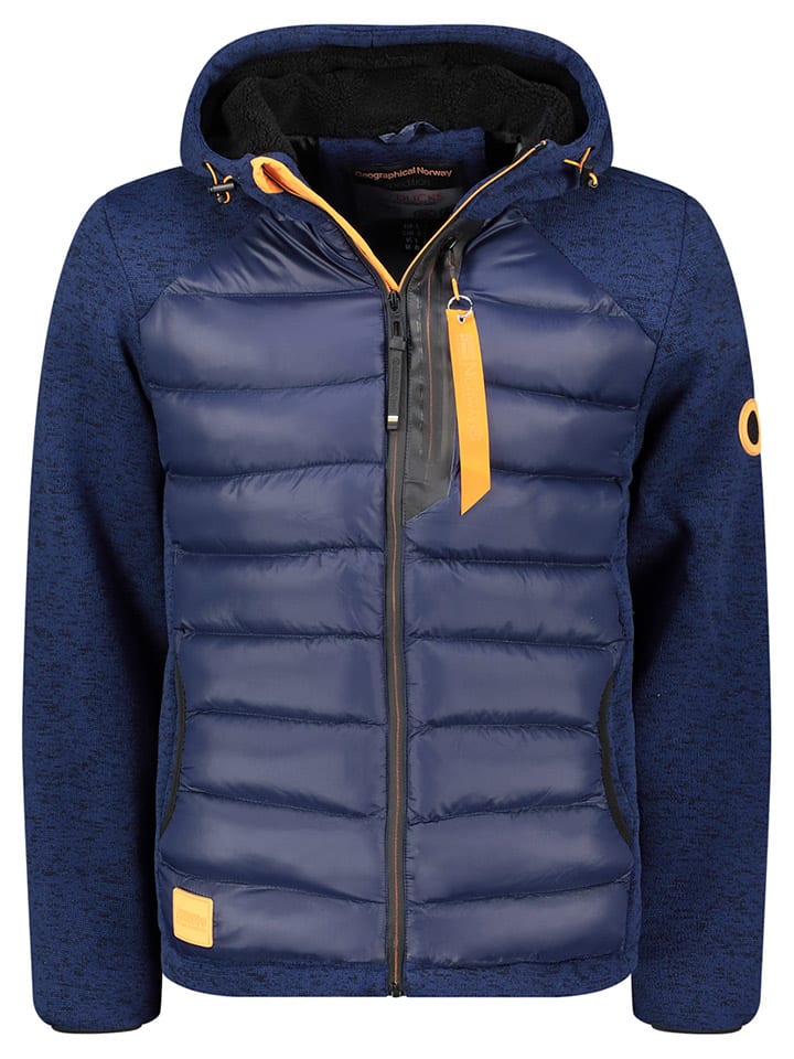 

Флисовая куртка Тео темно-синего цвета Geographical Norway