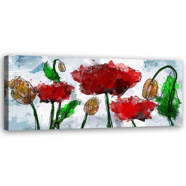 

Картина арт-принт KUNSTLOFT Blossoming Poppies, многоцветный
