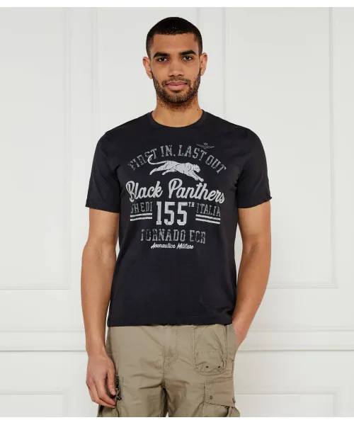 

Футболка Regular fit Aeronautica Militare, синий