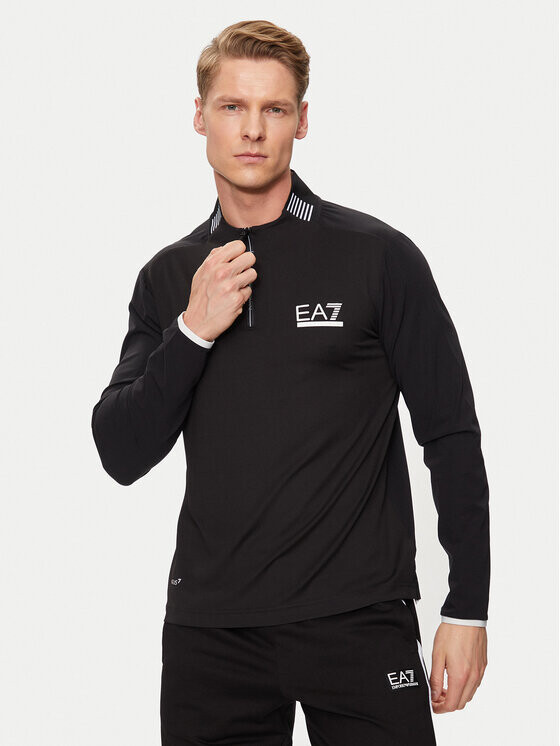 

Классический крой с длинными рукавами Ea7 Emporio Armani, черный