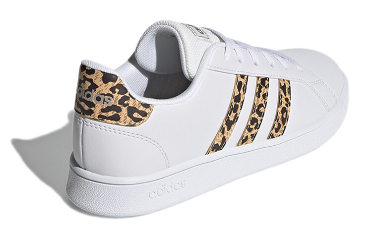 GRAND COURT Kids Скейтбординг Кроссовки Детские Низкие Белые Adidas Neo — фото 4