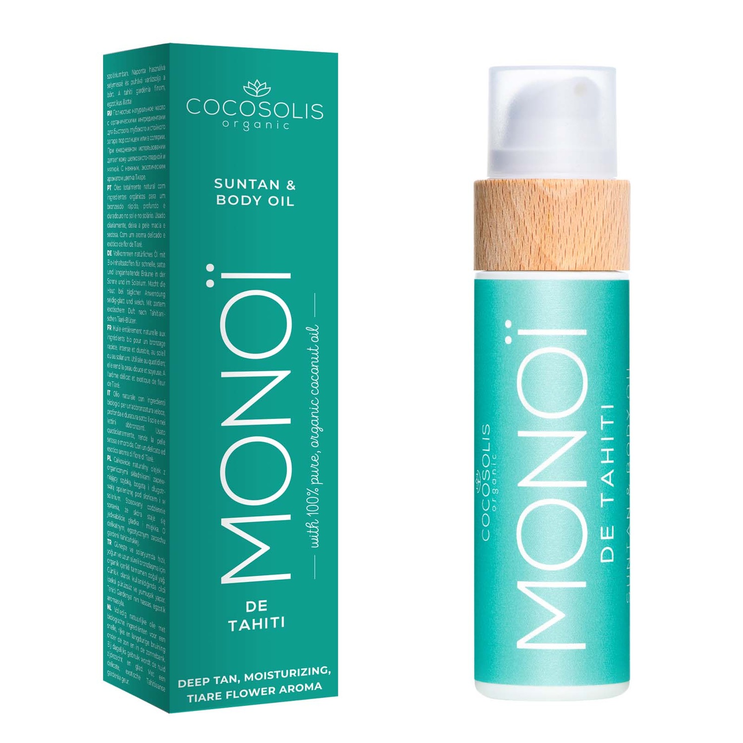 Масло для тела monoi suntan & body oil Cocosolis, объем 200 мл — фото 3