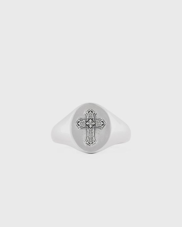 

Кольцо Serge Denimes Silver Gothic Cross Ring, серебряный