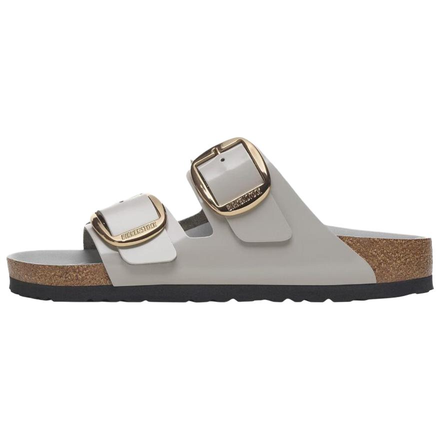 Birkenstock Аризона слайдеры с широкой пряжкой из устойчивой к истиранию ЭВА для женщин серые, цвет Gray