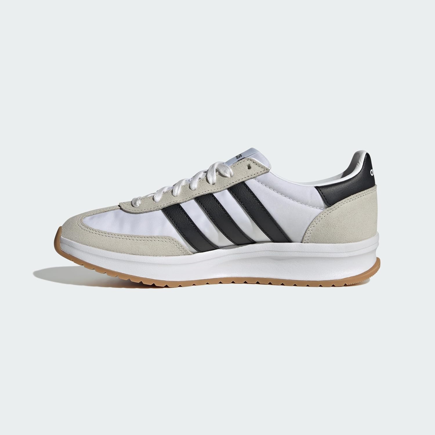 Мужские кроссовки для бега adidas Run 72, белый/черный/серый — фото 2