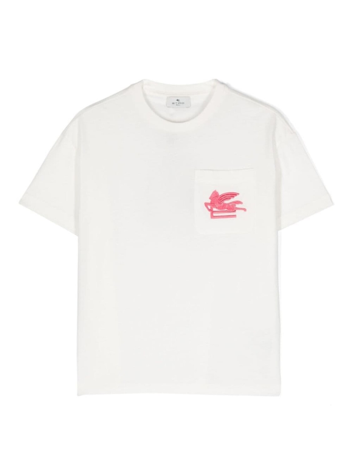 

Футболка с вышивкой Pegaso ETRO KIDS, белый