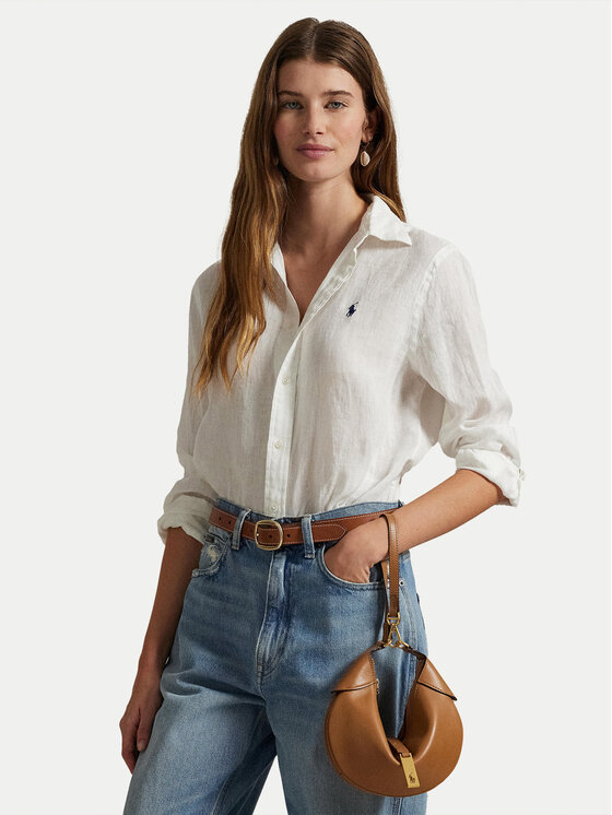 

Рубашка классического кроя 211970730001 Polo Ralph Lauren, белый