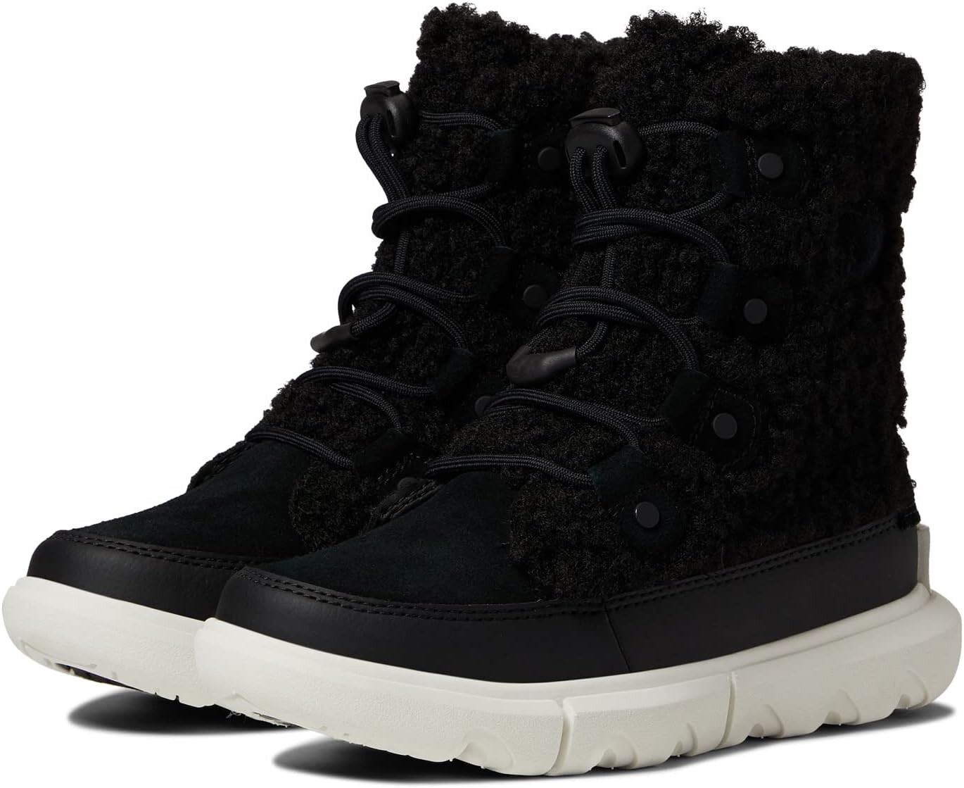 

Ботинки Sorel ExplorerCozy, цвет Black/Sea Salt