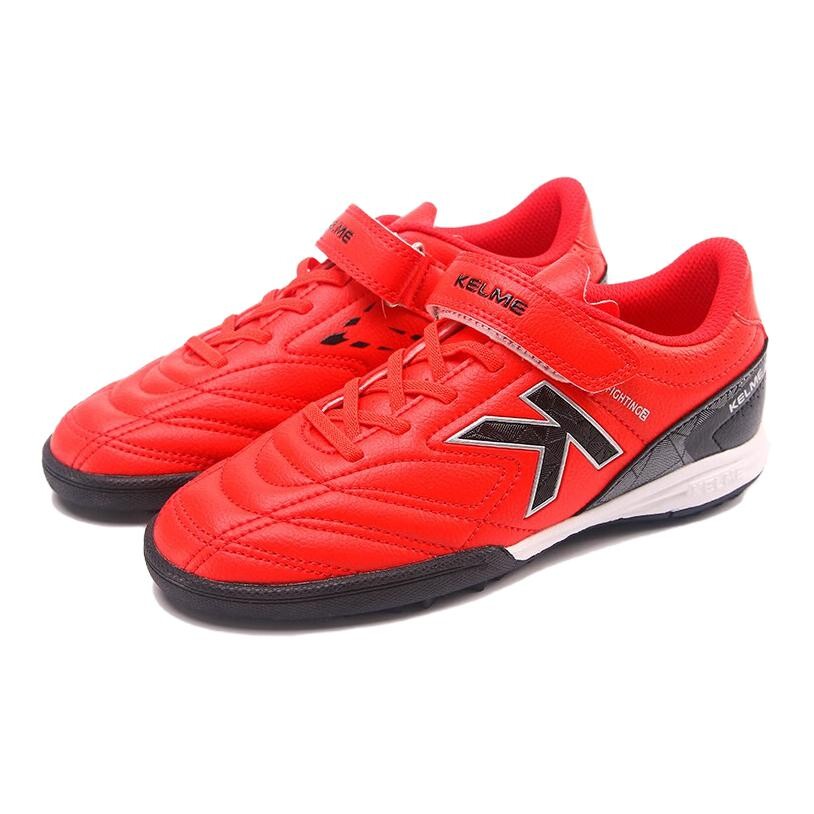 Детские футбольные бутсы Kids Low-top красные/черные Kelme, красный/черный — фото 3