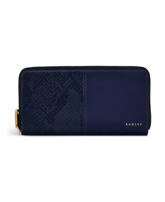 

Кошелек Mount Row Faux Snake с застежкой-молнией Radley London, синий
