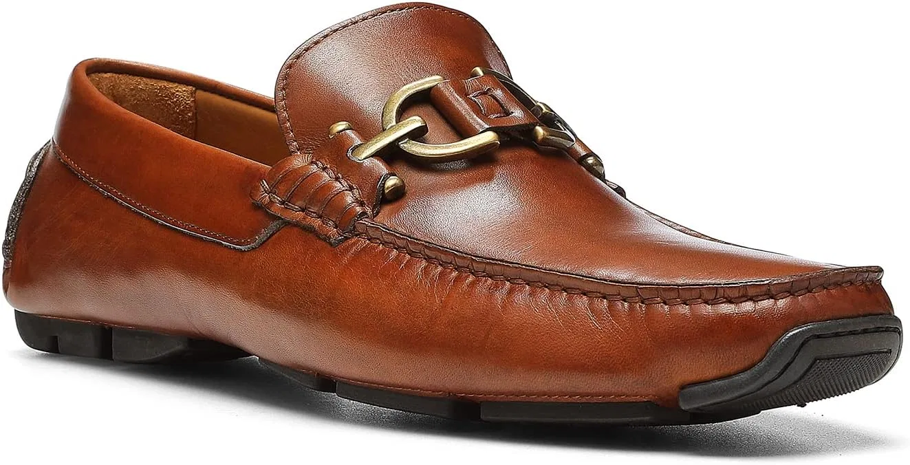Мокасины водительские Donald Pliner, Cognac — фото 2