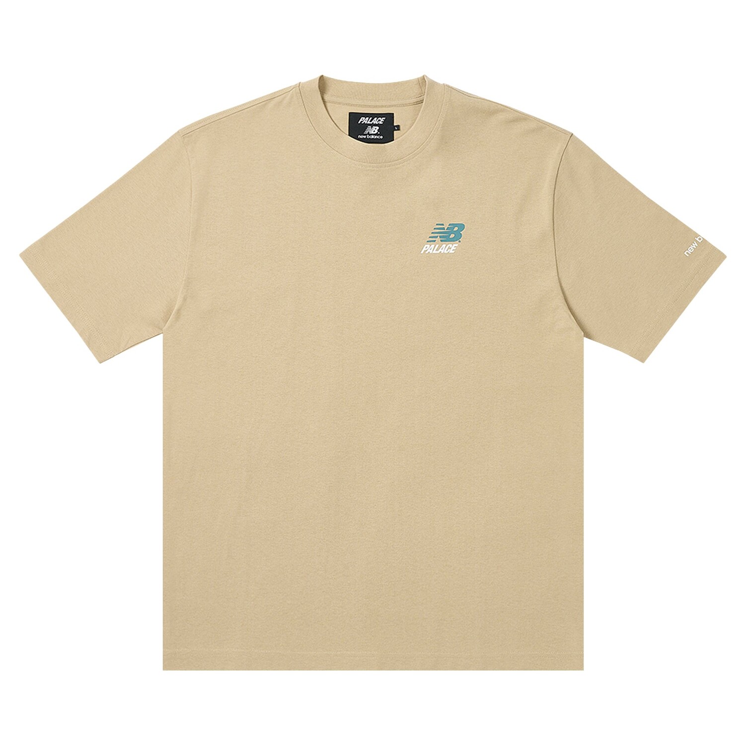 

Футболка Palace x New Balance с логотипом Тан