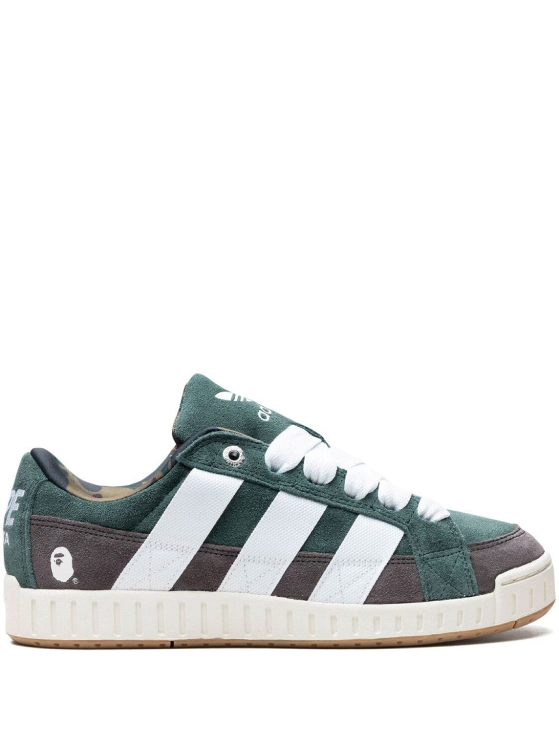 

Кроссовки Adidas Bape N Bape, зеленый/белый