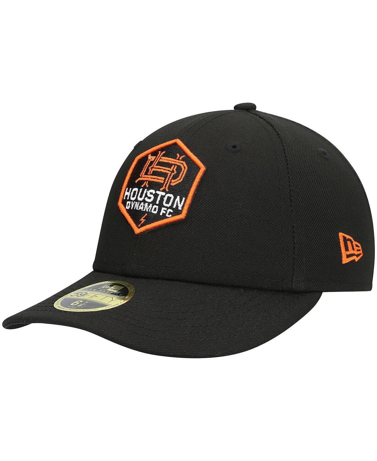 

Мужская черная кепка с логотипом Houston Dynamo FC Primary Low Profile 59FIFTY New Era