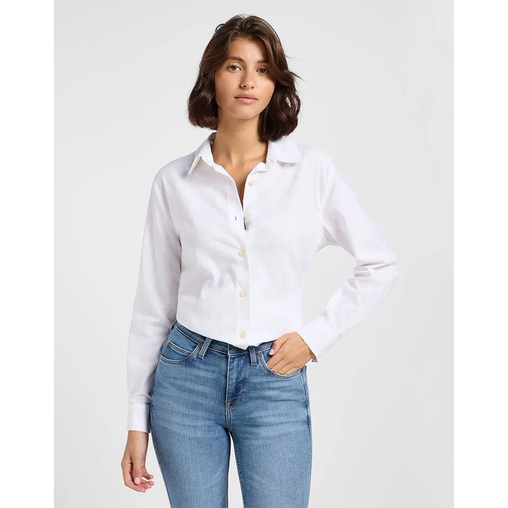

Рубашка с длинным рукавом Lee Pocketless, белый