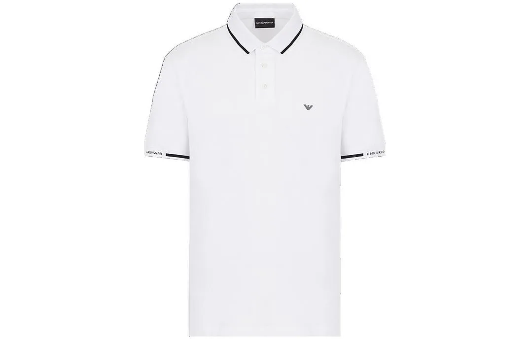EMPORIO ARMANI SS22 Поло мужское белое