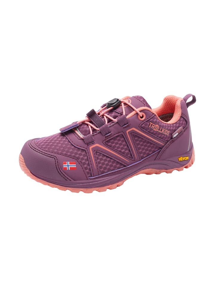 

Походная обувь Trollkids Wanderschuh Hiker Low Skarvan, цвет mulberry