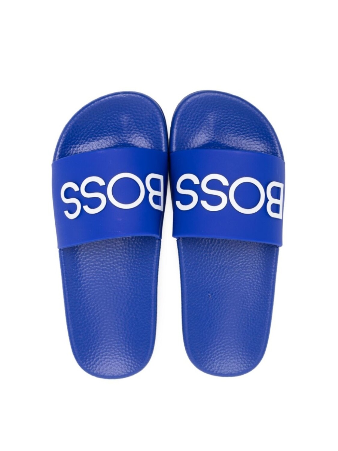 

Шлепанцы с тисненым логотипом BOSS Kidswear, синий
