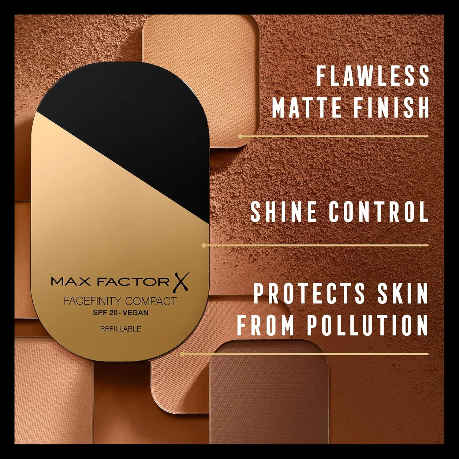 Компактная тональная основа «Facefinity Compact Foundation» от Max Factor Max Factor, Rose — фото 3