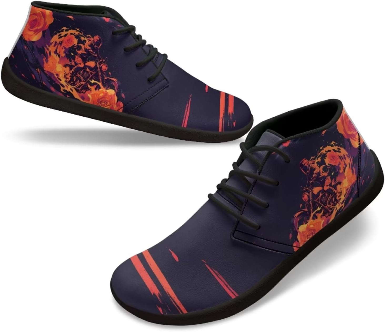 

Мужские кроссовки для ходьбы босиком, с широким носком, стильные, с нескользящей подошвой и нулевым перепадом высоты Xixirimido, Locomotive Rose