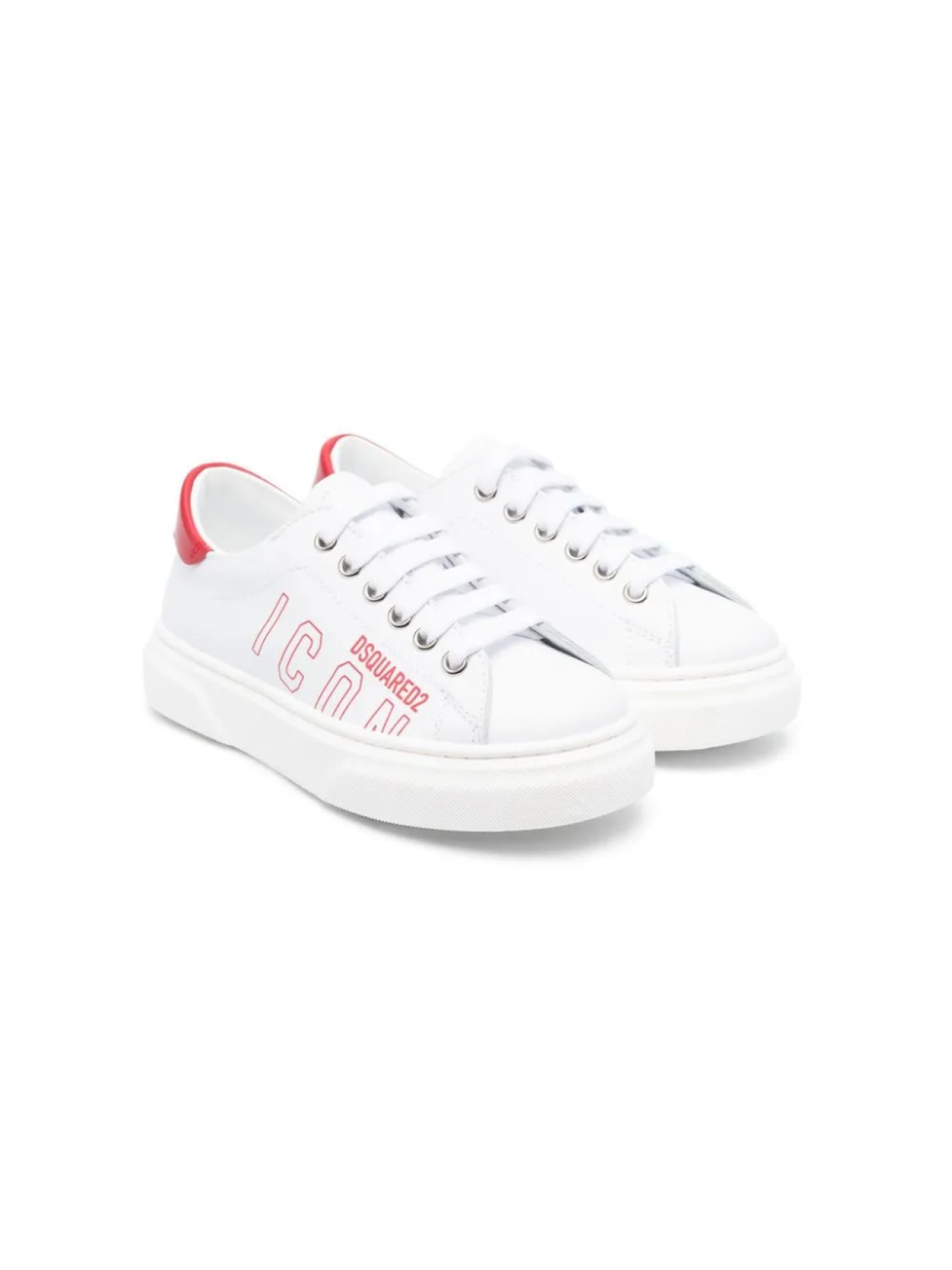 

DSQUARED2 KIDS кроссовки с логотипом Icon, белый