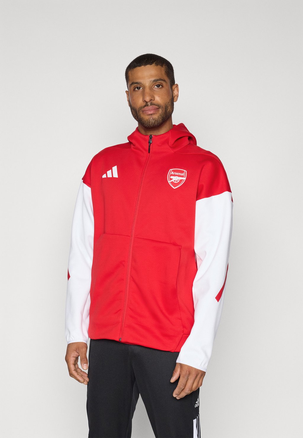 

Толстовка на молнии AFC - Club wear Adidas Performance, красный
