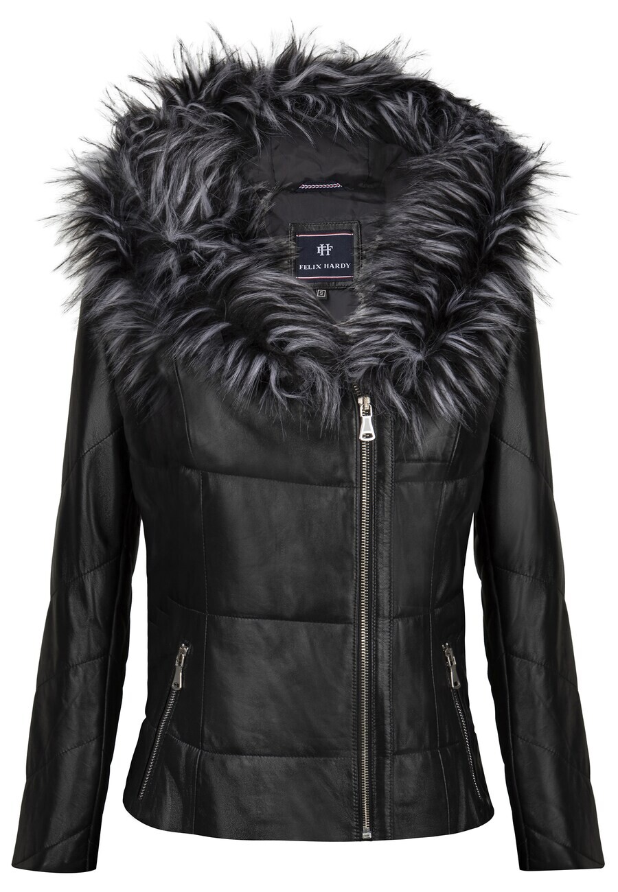 

Кожаная куртка Felix Hardy Between-Season Jacket, черный