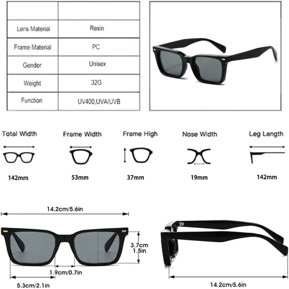 

Солнцезащитные очки LVTFCO для женщин, модные, темно-зеленые, с защитой от УФ-излучения UV400, в стиле ретро, ​​с заклепками, в стиле панк, для мужчин, Black Gray