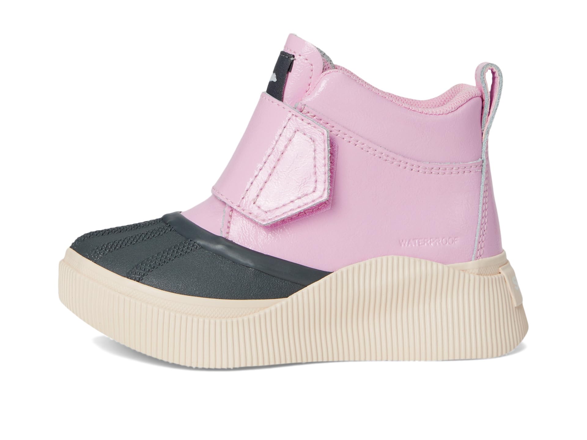 Кроссовки SOREL Kids Out N About Iv Strap Waterproof, цвет Pink Flare/Pearlescent — фото 4