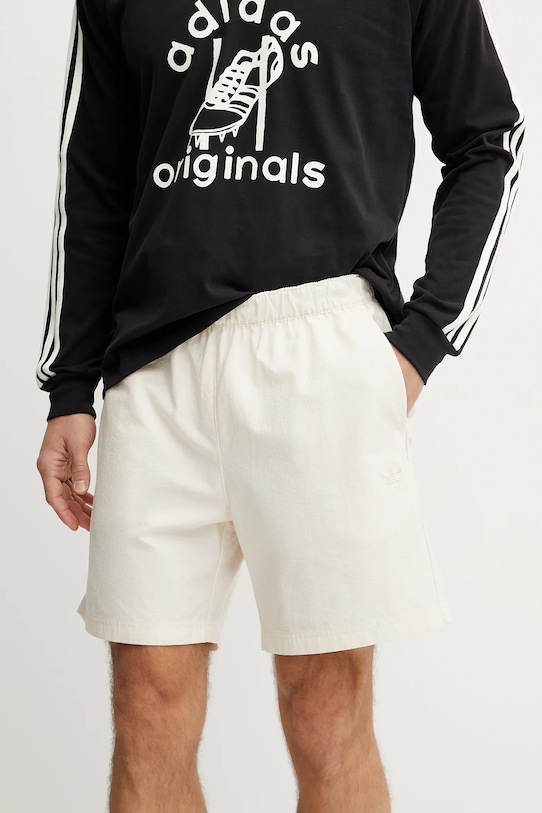 

Хлопковые шорты Essential Adidas Originals, бежевый