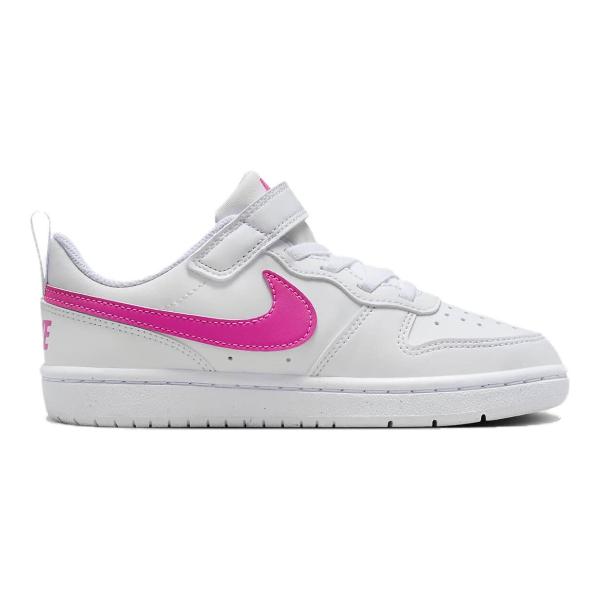 Кроссовки Nike Court Borough Kids Skateboarding Shoes Kids Low-top White/Laser Purple, фиолетовый — фото 2