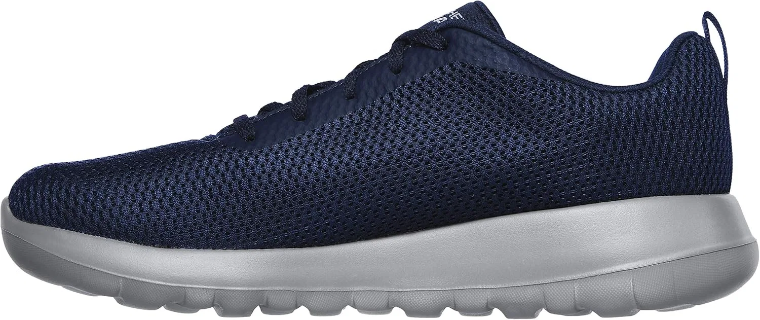 Мужские прогулочные кроссовки Skechers Go Walk Max Effort, Navy Textile Gray Trim