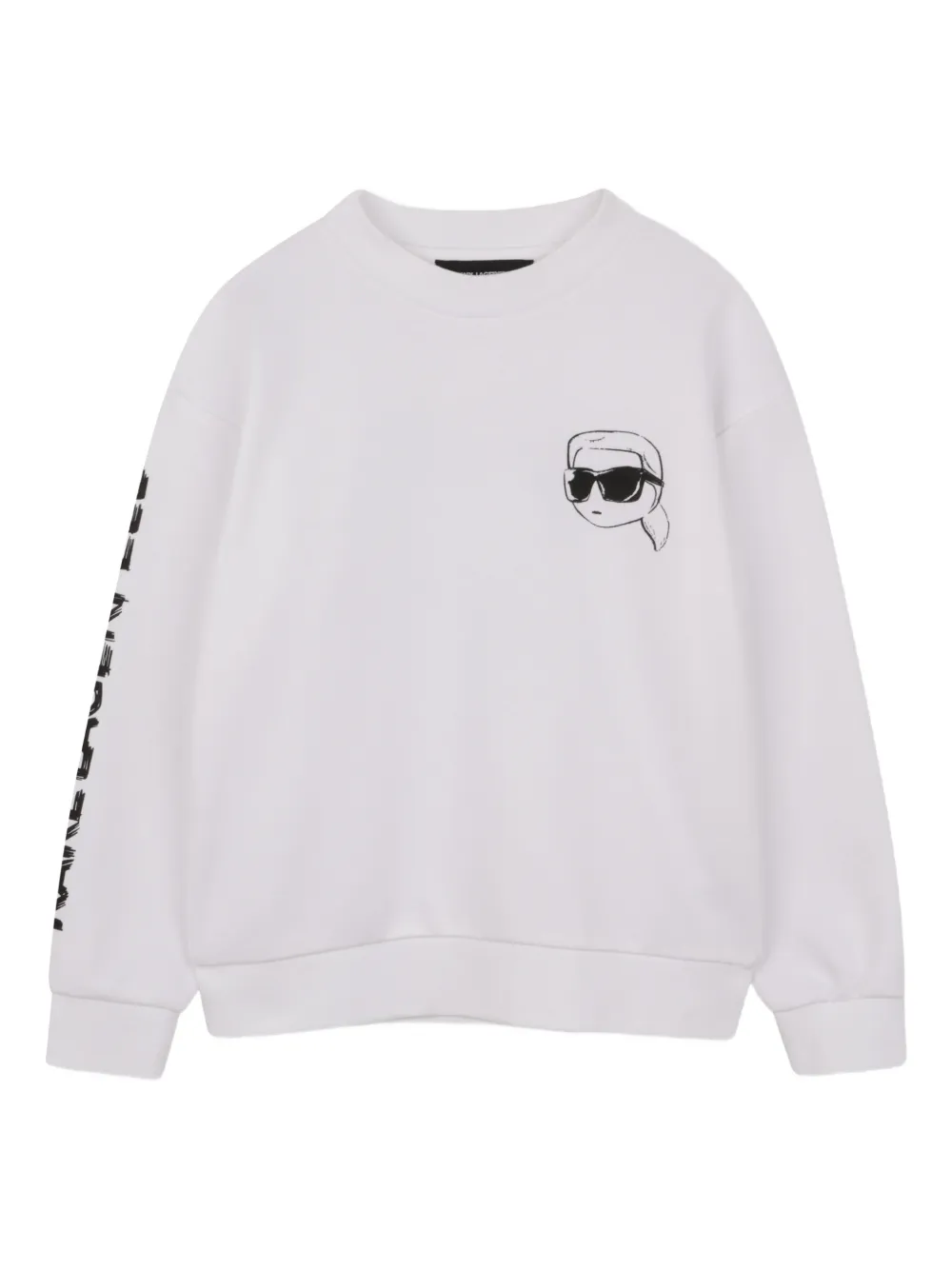 

Толстовка с принтом Karl Lagerfeld Kids, белый