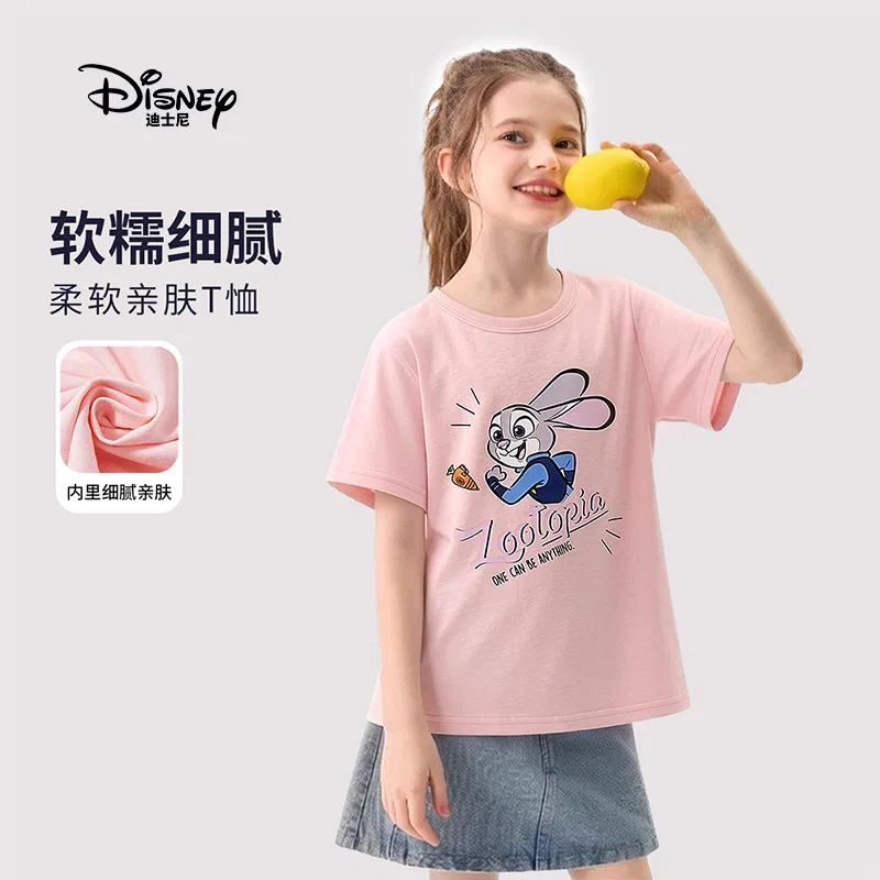 Футболка детская Disney розовая — фото 4