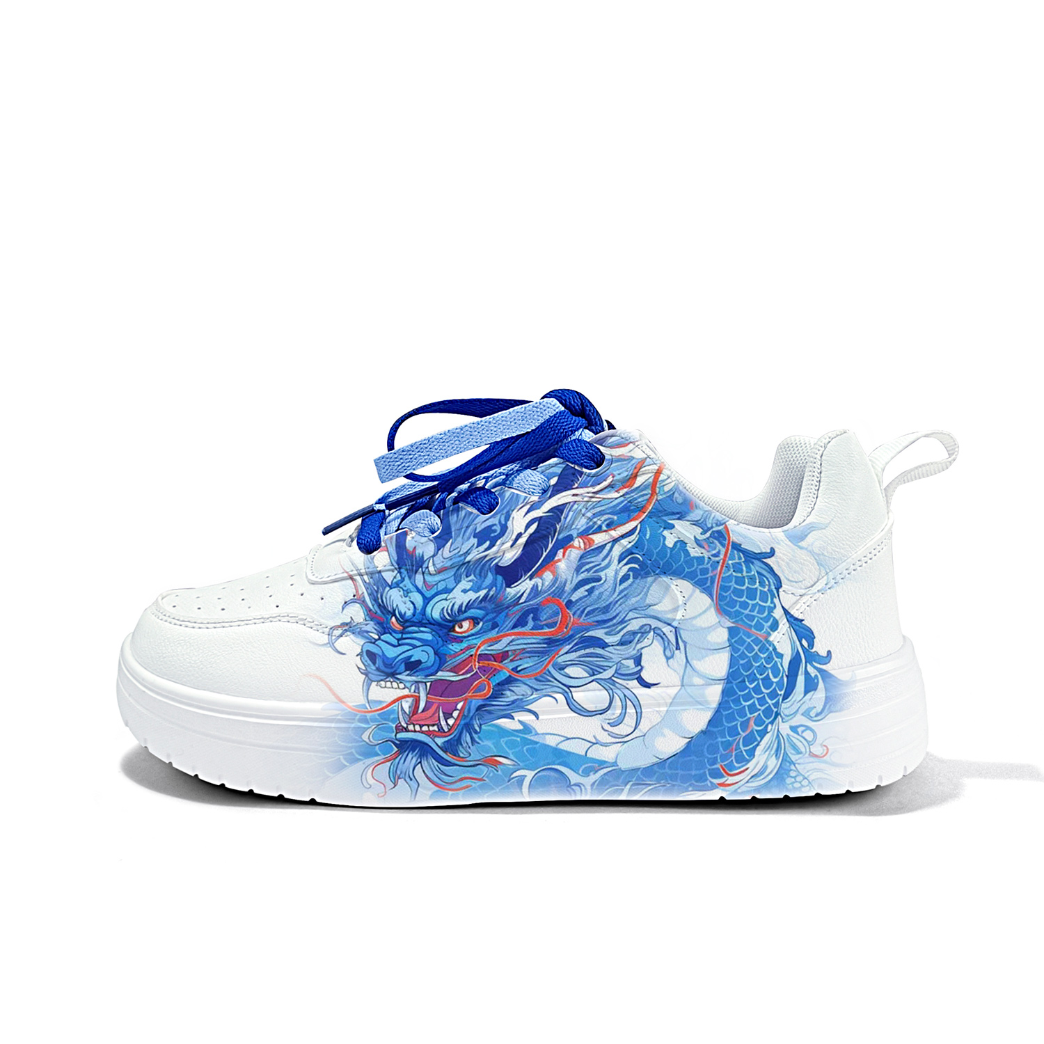 

Cold cicadas yesterday Кроссовки Unisex Chinese Fashion Trend антискользящие износостойкие легкие низкие повседневные White-Soaring Dragon-ZLA1119D, цвет White-Soaring Dragon-ZLA1119D