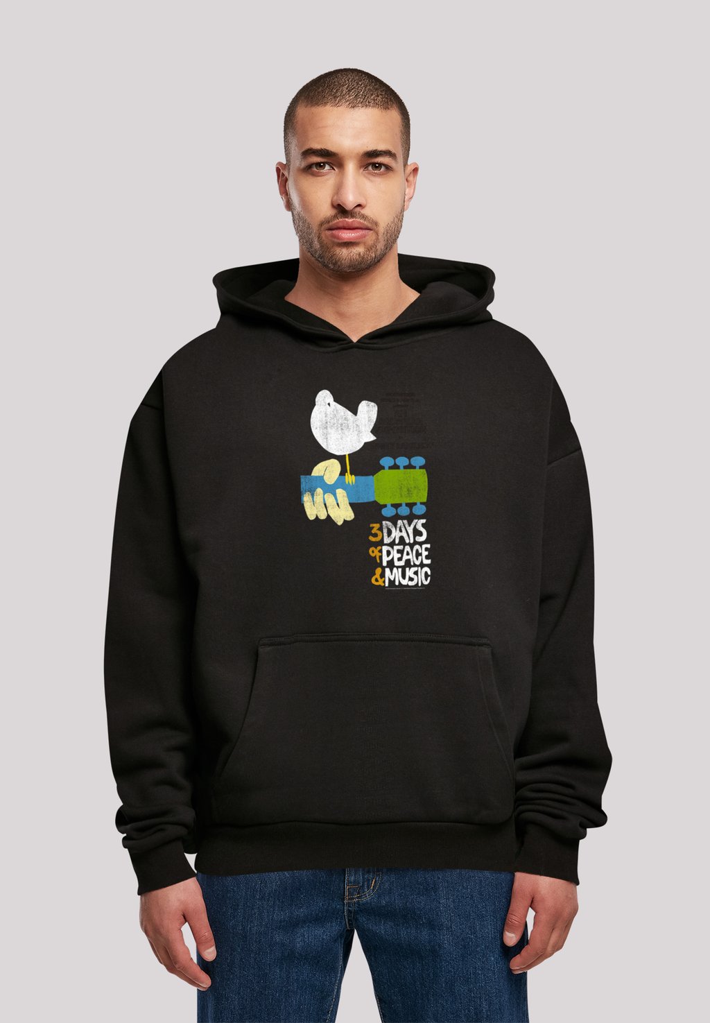 

Толстовка WOODSTOCK FESTIVAL POSTER - Hoodie F4NT4STIC, черный