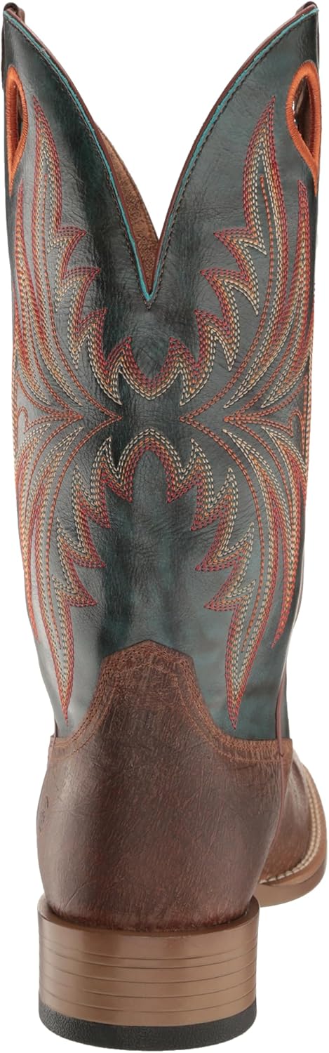 Мужские ковбойские сапоги Ariat Granger Ultra, зеленый/коричневый — фото 3