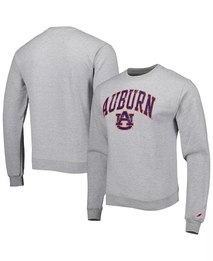 

Мужская флисовая толстовка с капюшоном Heather Gray Auburn Tigers 1965 Arch Essential League Collegiate Wear