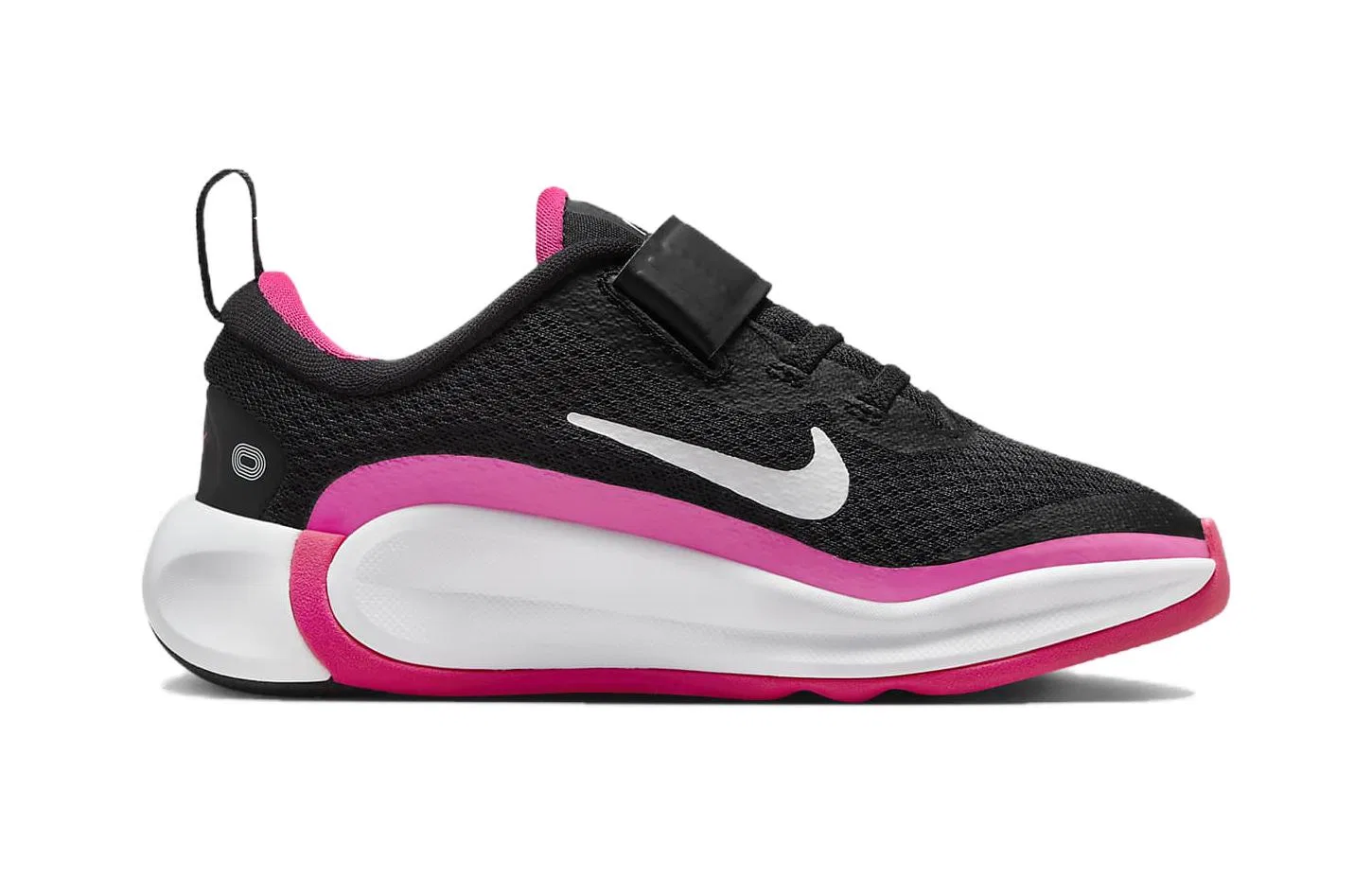 Детские кроссовки Nike Infinity Flow PS черно-розовые — фото 3