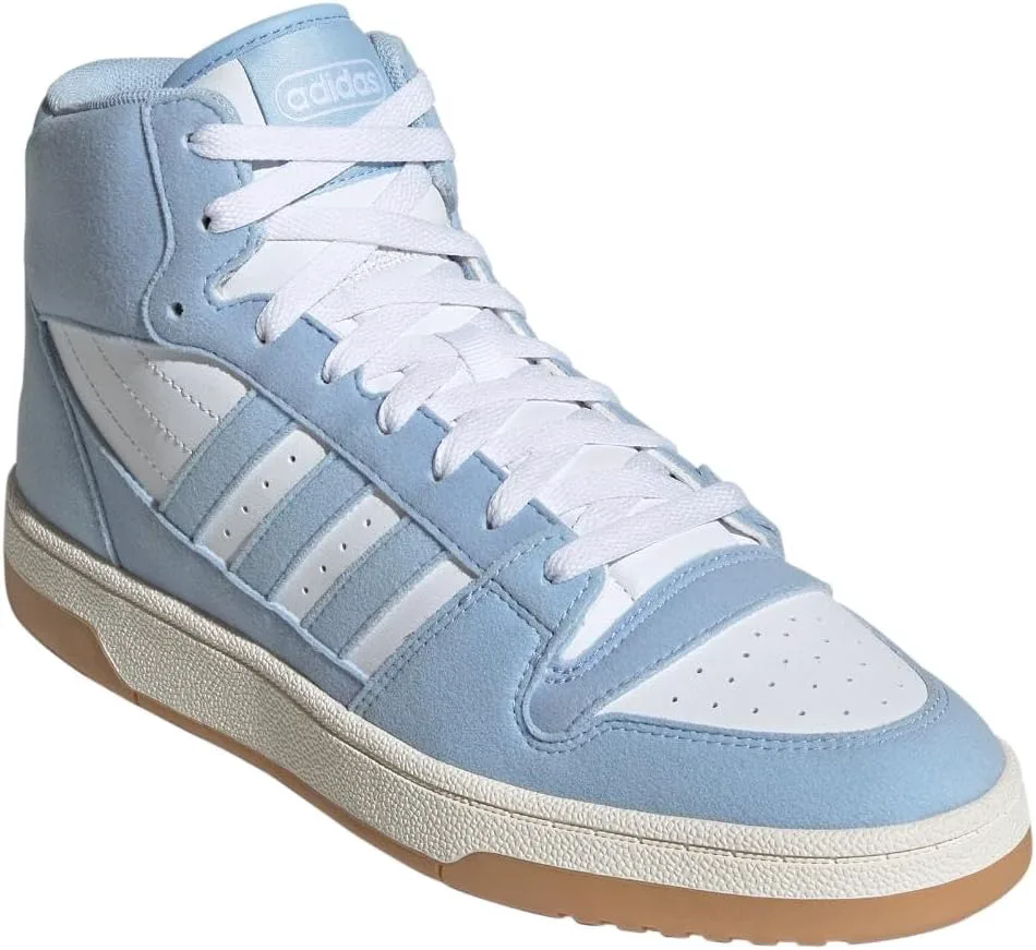 Мужские баскетбольные кроссовки Adidas Turnaround Mid Top, сине-белый — фото 3