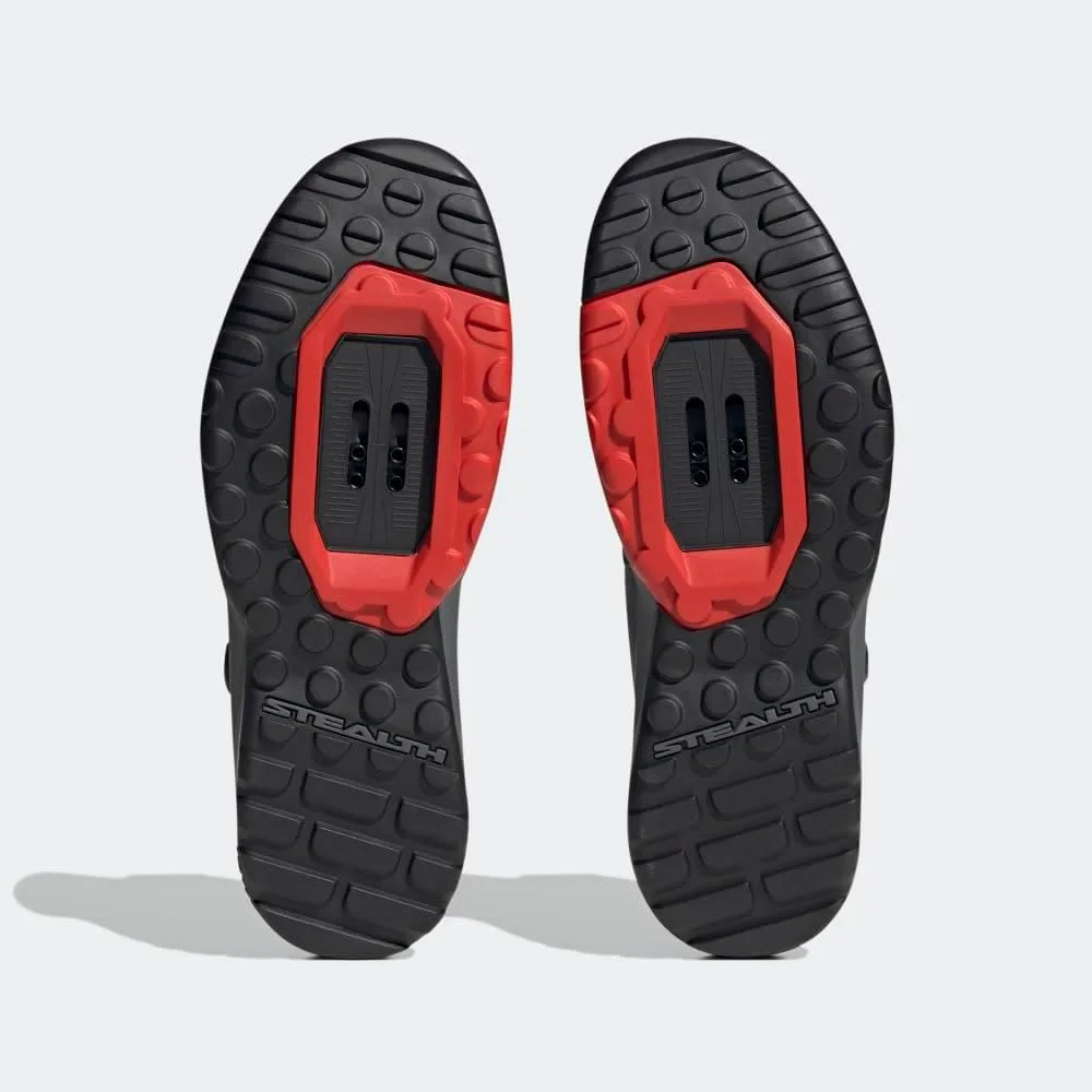 

Велосипедные туфли Adidas Men's Five Ten Trailcross Pro с клипсами для горного велосипеда, серый/черный/красный