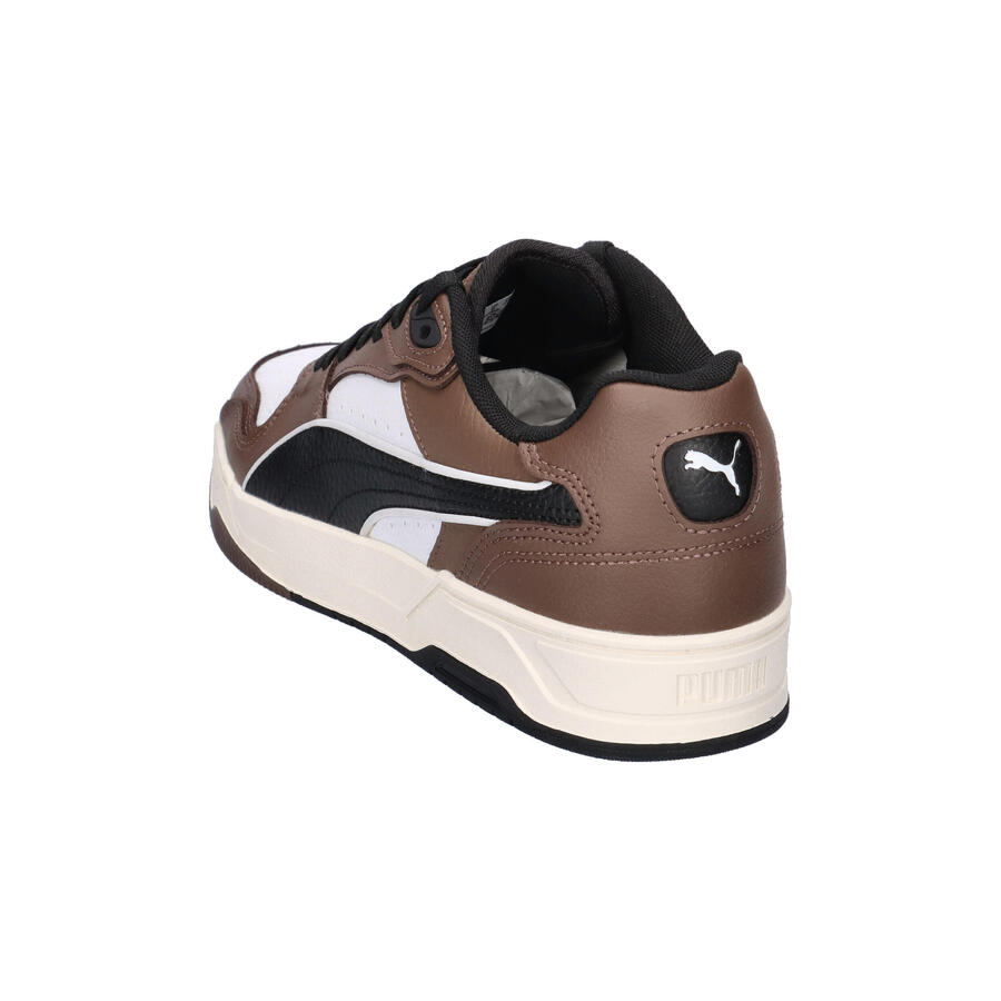 Кроссовки Puma RBD BREAK LOW унисекс 402586 08 белые/коричневые — фото 4