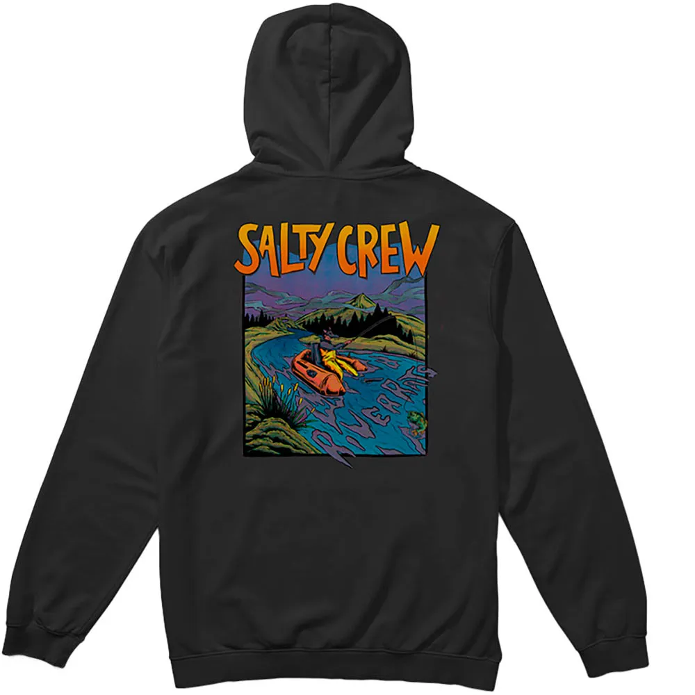 

Худи Salty Crew River rats, черный