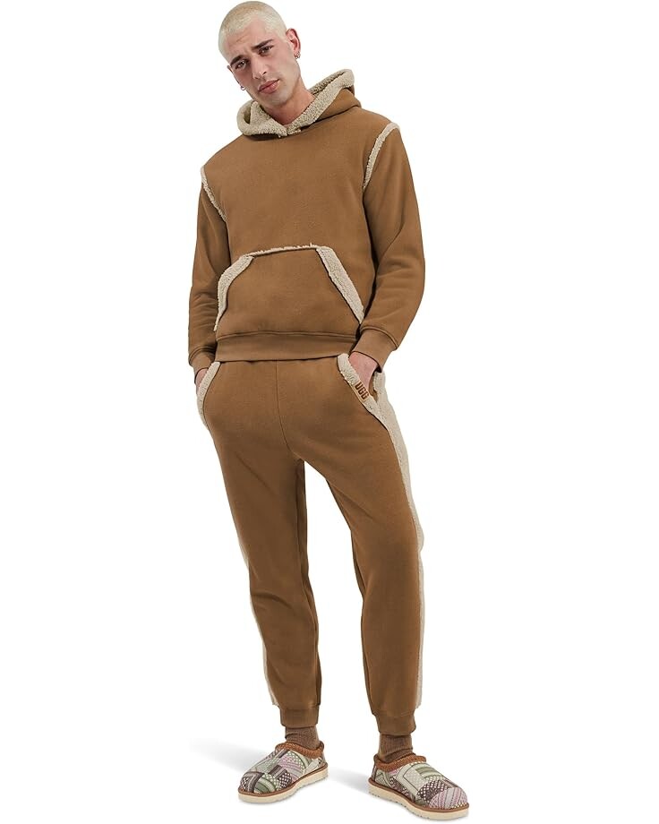 

Брюки UGG Evren Bonded Fleece Joggers, цвет Chestnut