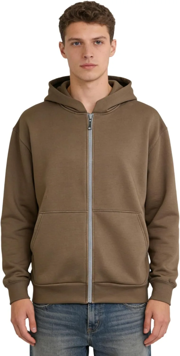 

Мужская легкая складывающаяся худи Convertible Zip-up с сумкой для повседневной носки Yiesvsov