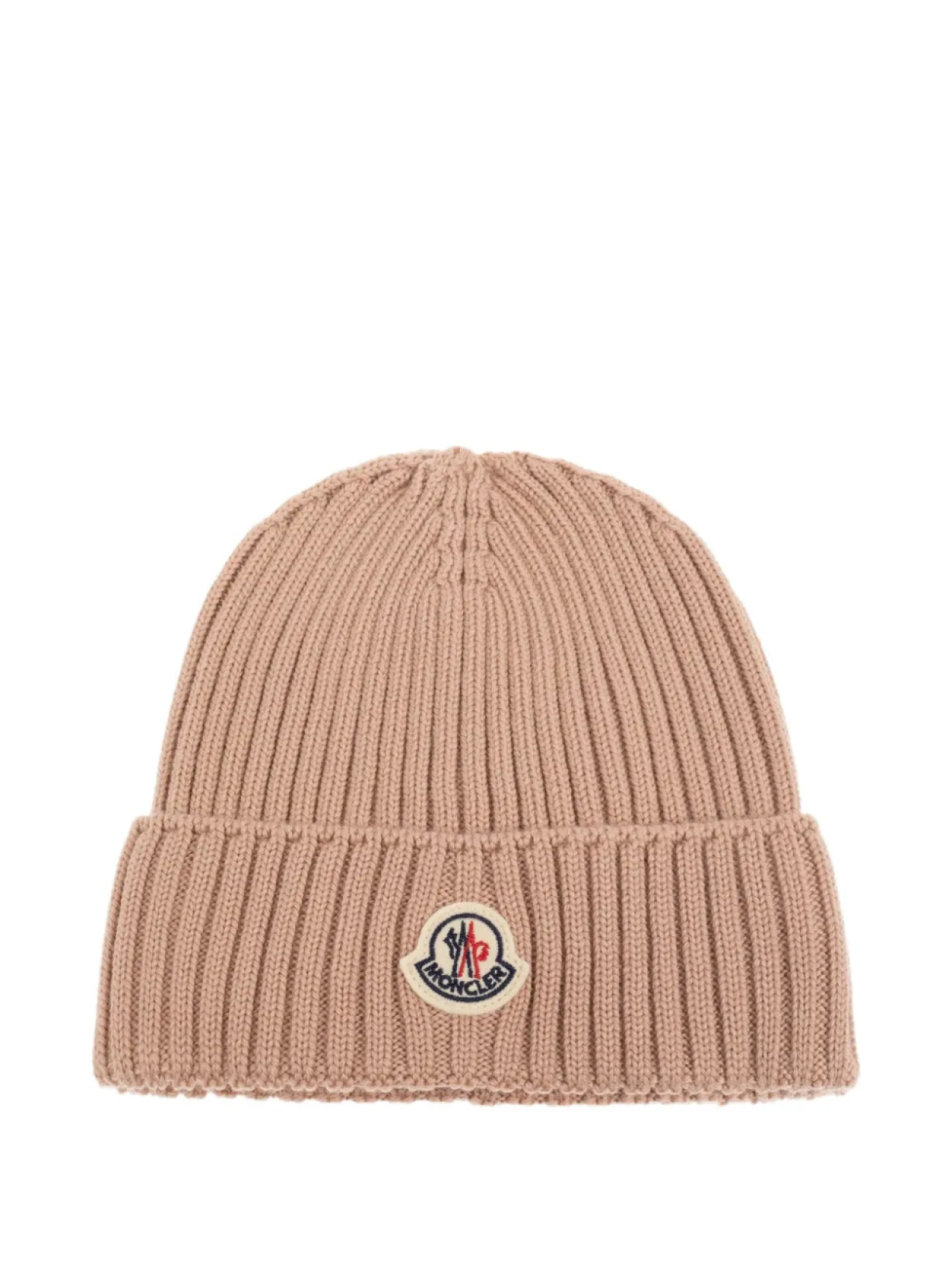 

Шапка-бини в рубчик Moncler Enfant, нейтральный