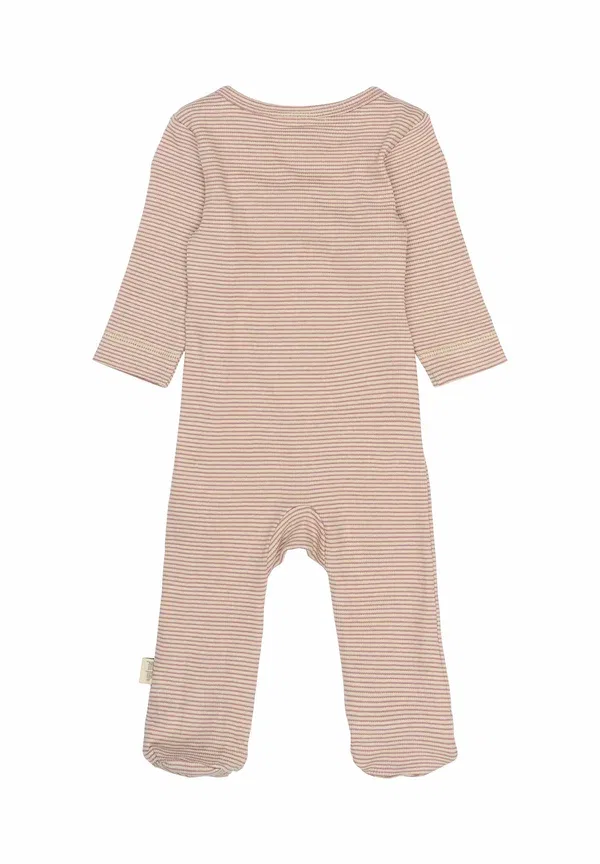 Костюм для сна Petit Piao, nostalgic rose dark/off white, ностальгический темно-розовый/бежевый — фото 2