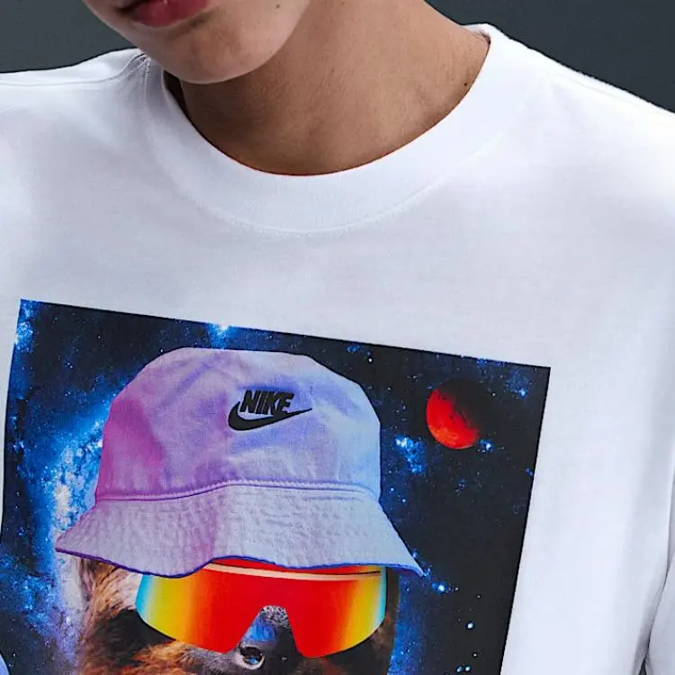 Nike Футболка мужская белая — фото 4
