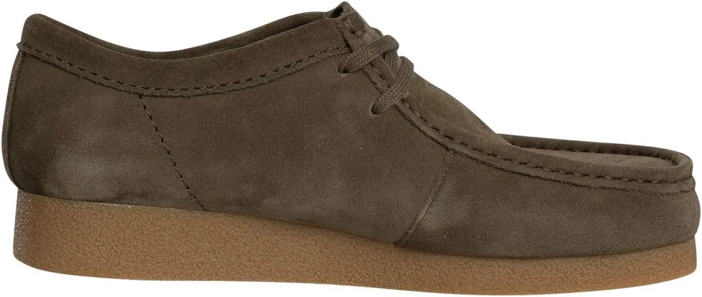 Мужские туфли Clarks Wallabeeevo Derby, оливковый — фото 3